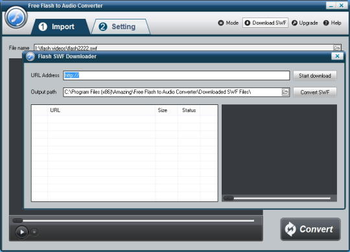 Free Flash to Audio Converter screenshot 2