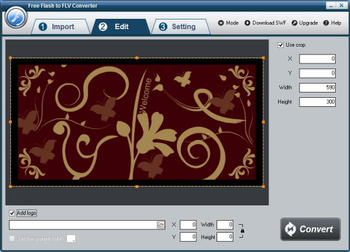 Free Flash to FLV Converter screenshot