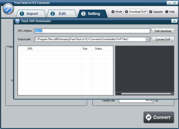 Free Flash to FLV Converter screenshot 2