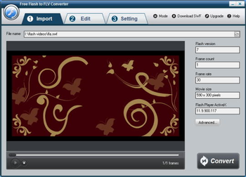 Free Flash to FLV Converter screenshot 3