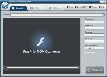 Free Flash to MOV Converter screenshot 2