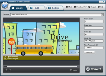 Free Flash to MP4 Converter screenshot 5