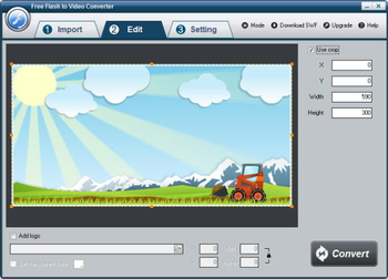 Free Flash to Video Converter screenshot 2