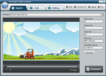 Free Flash to Video Converter screenshot 3