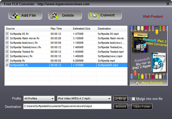 Free FLV Converter screenshot