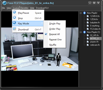 Free FLV Player screenshot 6
