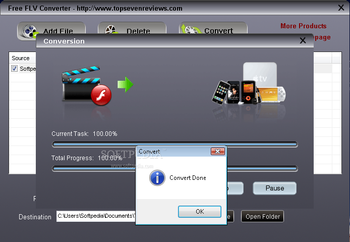 Free FLV to 3GP Converter screenshot 2