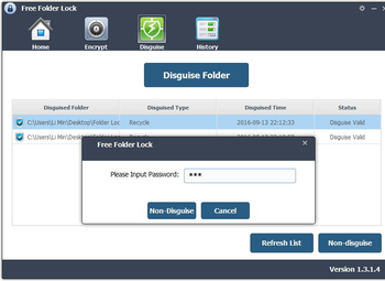 Free Folder Lock screenshot 2