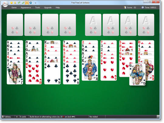 Free FreeCell Solitaire 2012