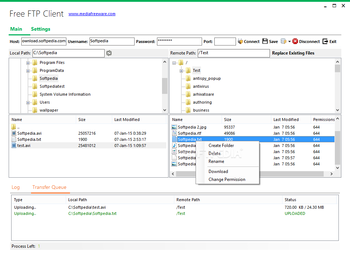 Free FTP Client screenshot 2
