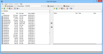 Free FTP Client screenshot