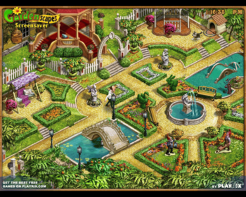 Free Gardenscapes Screensaver screenshot