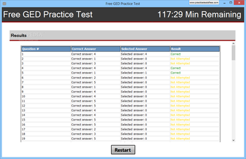 Free GED Practice Test screenshot 3