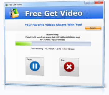 Free Get Video screenshot