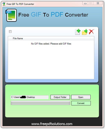 Free GIF To PDF Converter screenshot