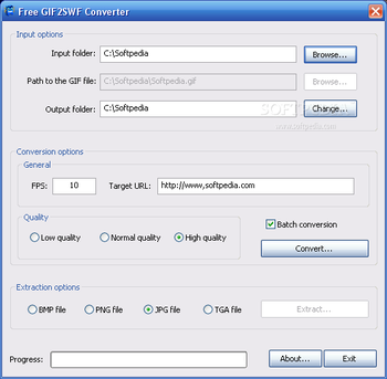 Free GIF2SWF Converter screenshot