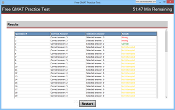Free GMAT Practice Test screenshot 3