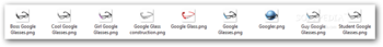 Free Google Glass Icon Set screenshot