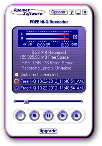 FREE Hi-Q Recorder screenshot