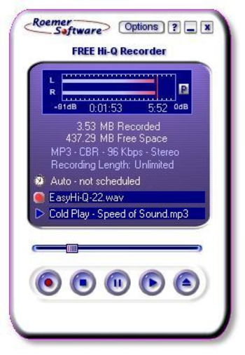 Free Hi-Q Recorder screenshot