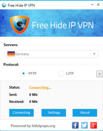 Free Hide IP VPN screenshot
