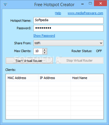 Free Hotspot Creator screenshot