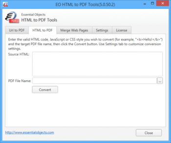 Free HTML to PDF Tools screenshot 2