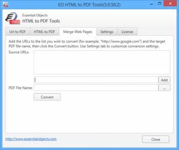 Free HTML to PDF Tools screenshot 3