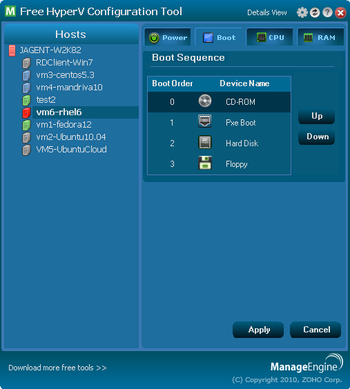 Free HyperV Configuration Tool screenshot 2