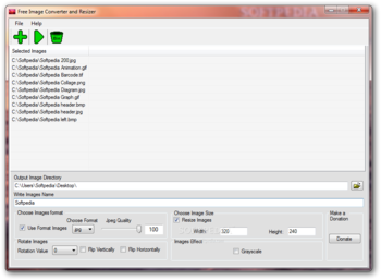 Free Image Converter and Resizer screenshot