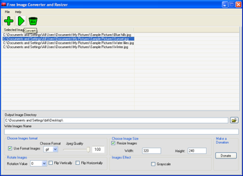 Free Image Converter and Resizer screenshot