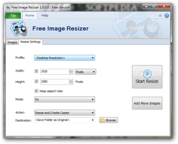 Free Image Resizer screenshot 2