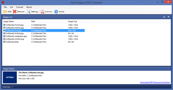 Free Image to PDF Converter screenshot
