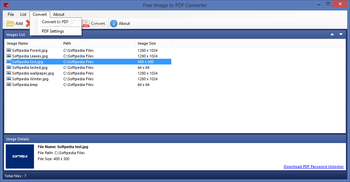 Free Image to PDF Converter screenshot 4