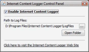 Free Internet Content Logger screenshot 2