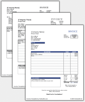 Free Invoice Template screenshot