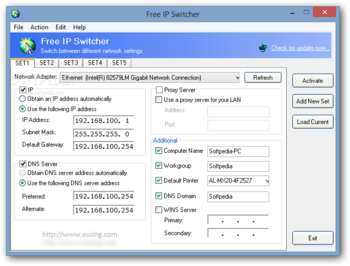 Free IP Switcher screenshot