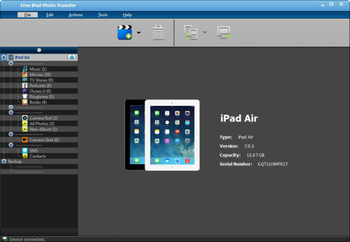 Free iPad Photo Transfer screenshot