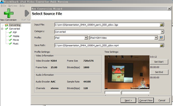 Free iPad Video Converter Full Version screenshot