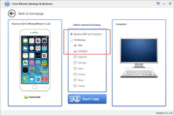 Free iPhone Backup & Restore screenshot 4