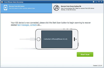 Free iPhone Data Recovery screenshot 3