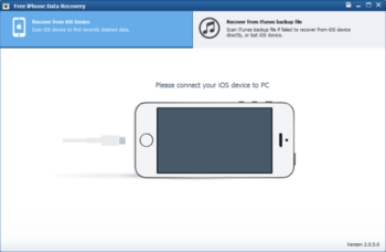 Free iPhone Data Recovery screenshot