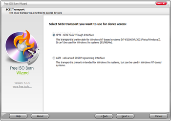 Free ISO Burn Wizard screenshot