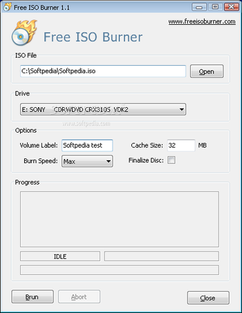Free ISO Burner screenshot
