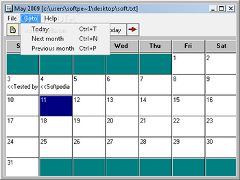 FREE Itty Bitty Calendar screenshot 2