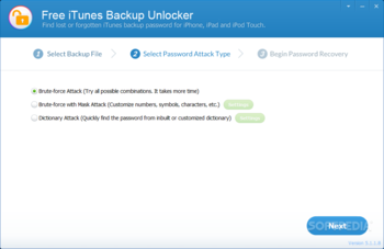 Free iTunes Backup Unlocker screenshot 2