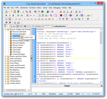 Free JavaScript Editor screenshot 2