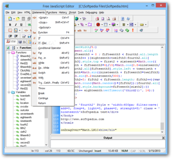 Free JavaScript Editor screenshot 26