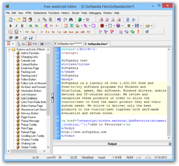 Free JavaScript Editor screenshot 4