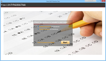 Free LSAT Practice Test screenshot